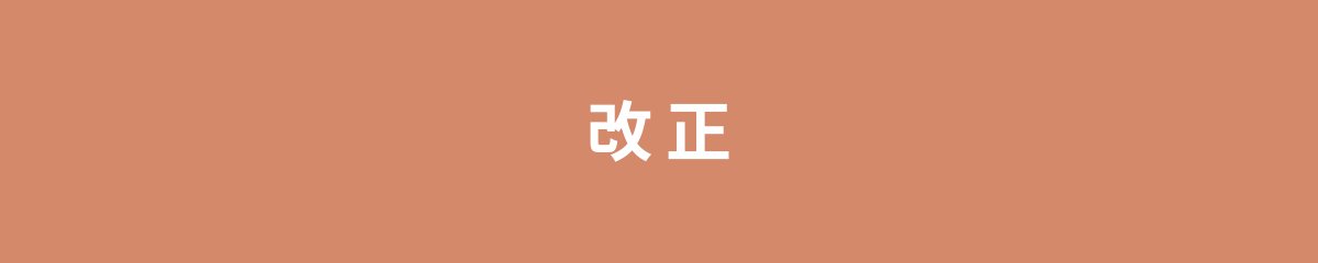 改正