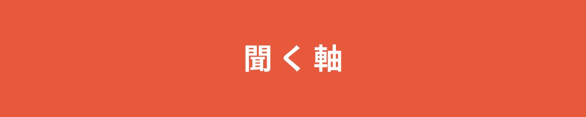 聞く軸